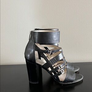 Michael Kors Black Strappy Heels